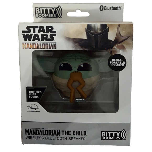 Bitty Boomers Star Wars The Mandalorian Grogu The Child with Snack Ultra Portabl - Picture 2 of 2